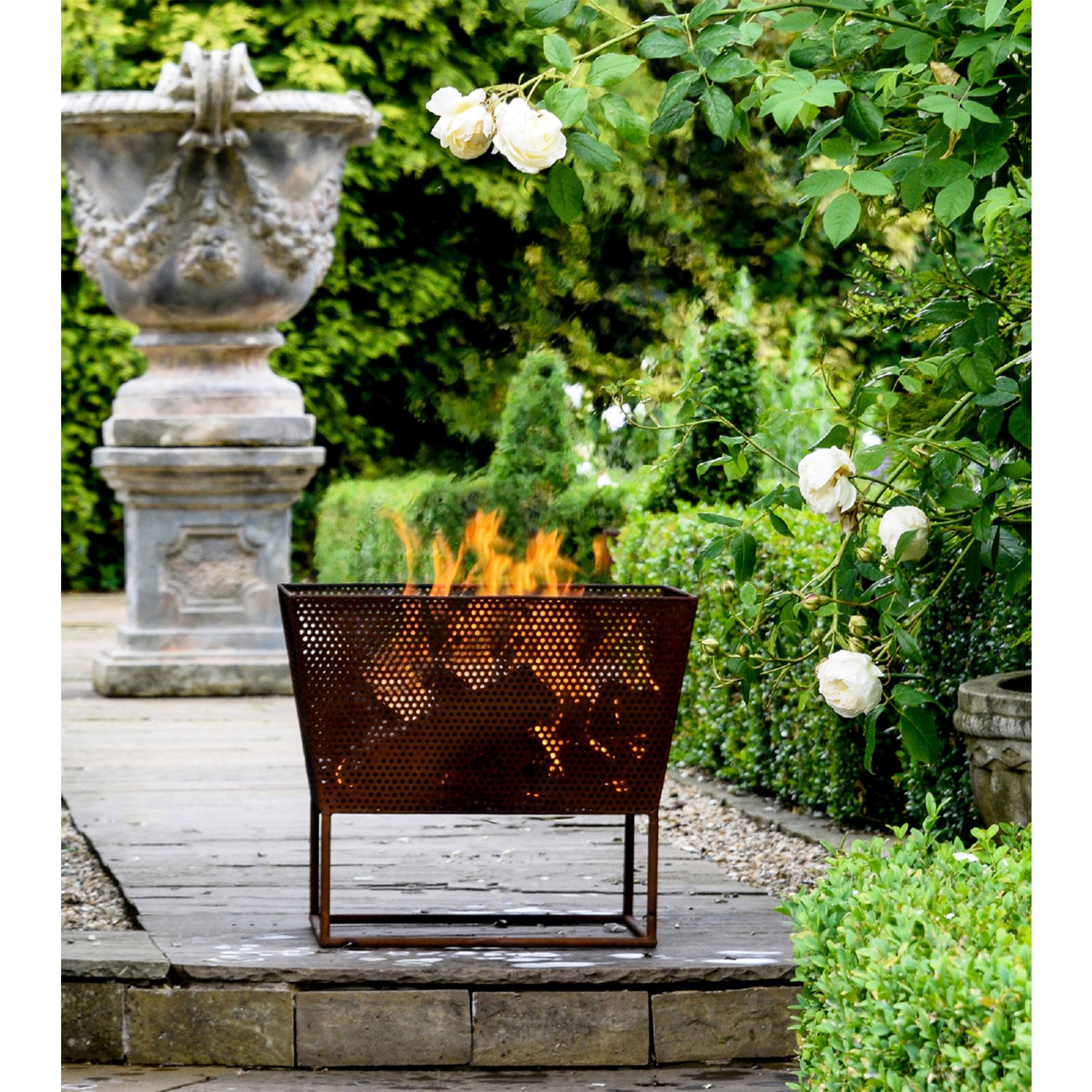 Read more about Ivyline outdoor norfolk firebowl rust iron